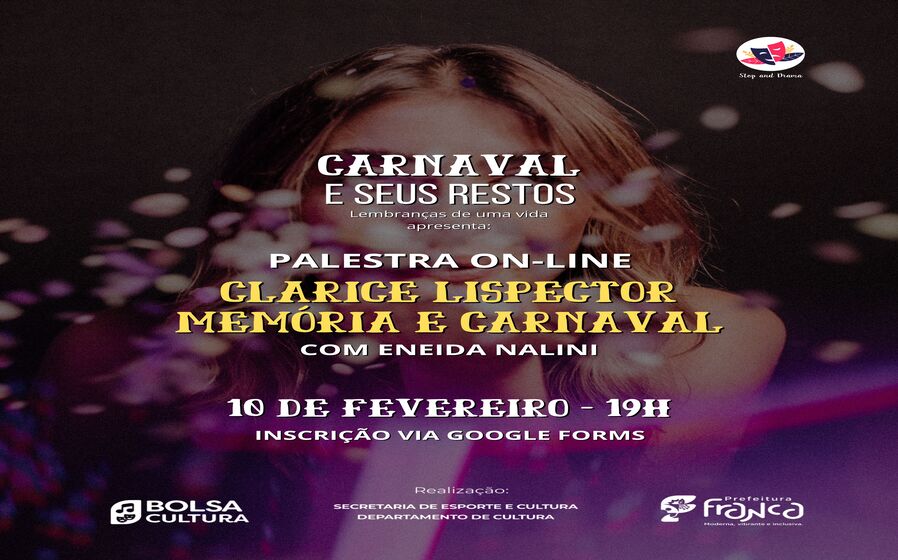 Palestra On-line Clarice Lispector - Memória e Carnaval