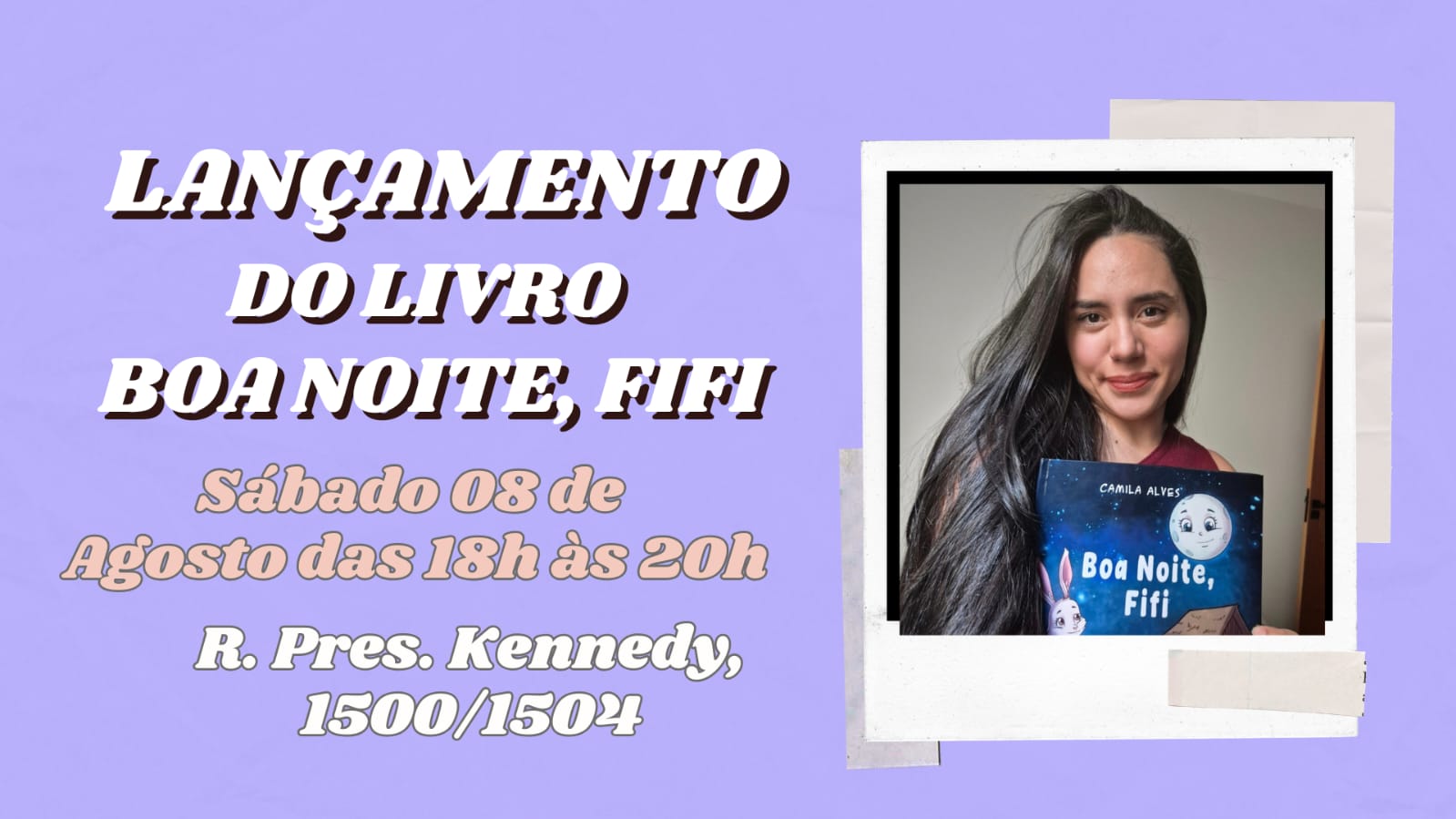 Lançamento de livro infantil